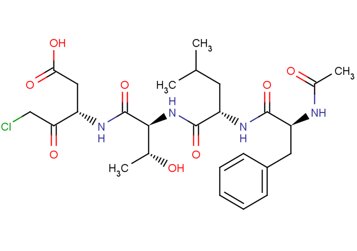 Ac-FLTD-CMK Chemical Structure