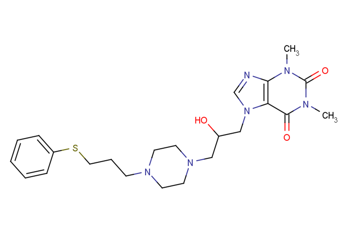 (±)-Tazifylline Chemical Structure