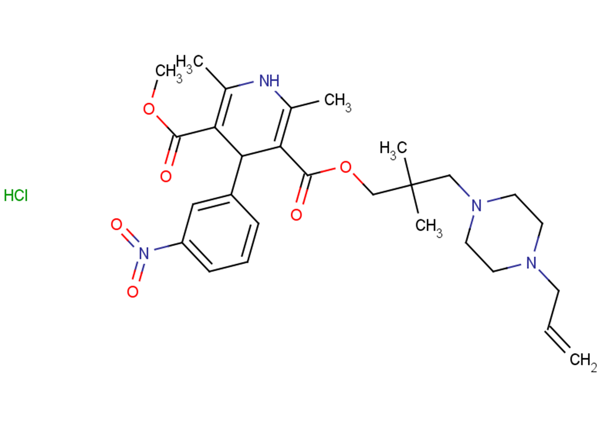 Iganidipine HCl Chemical Structure