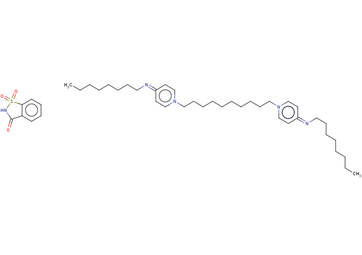 Octenidine saccharin Chemical Structure