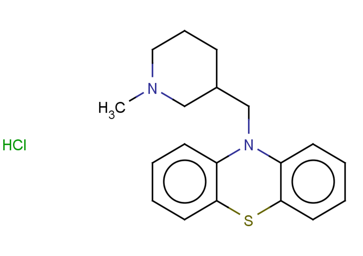Mepazine hydrochloride Chemical Structure