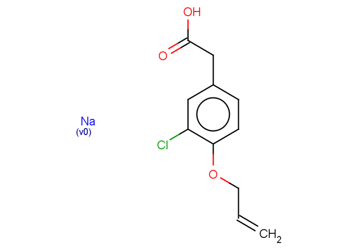 Alclofenac sodium Chemical Structure