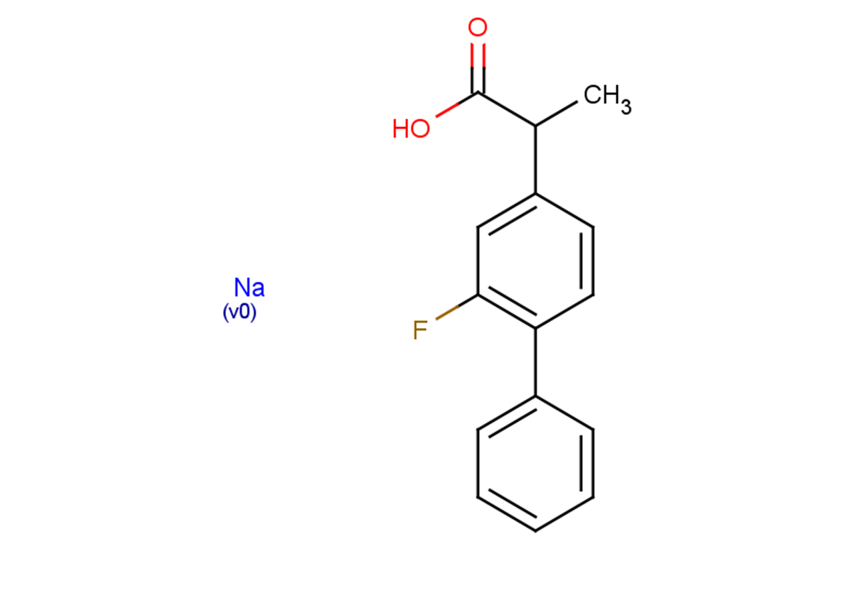 Flurbiprofen sodium Chemical Structure