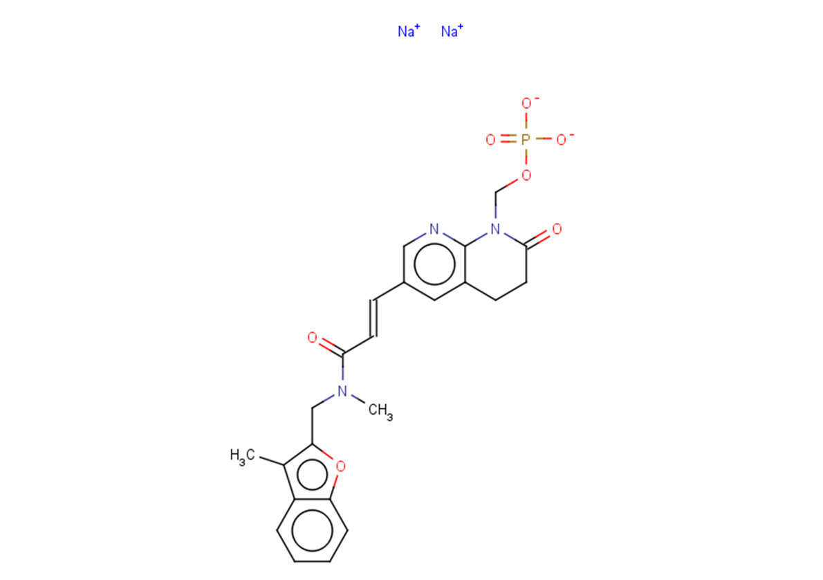 Afabicin disodium Chemical Structure