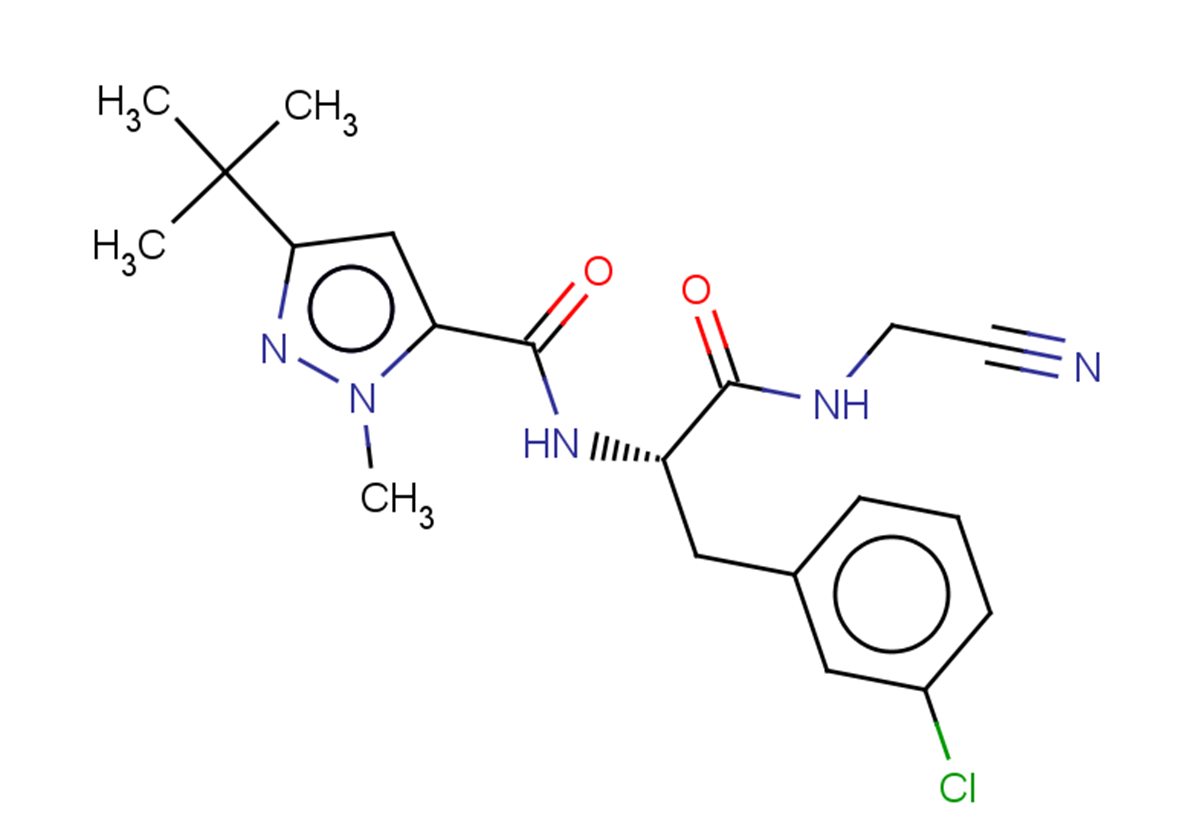 Cathepsin Inhibitor 1 Chemical Structure