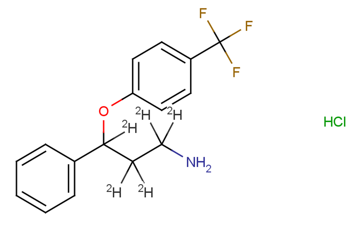 Norfluoxetine-d5 HCl Chemical Structure