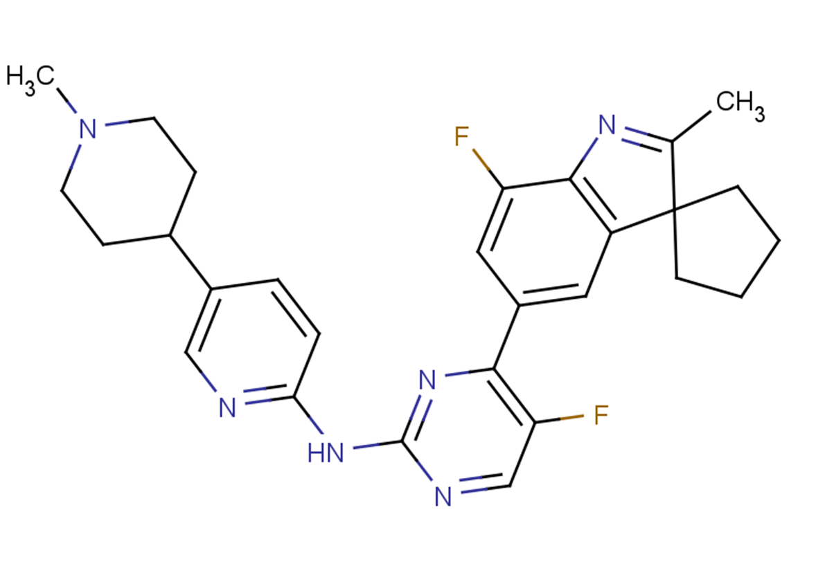 CDK4/6/1 Inhibitor Chemical Structure