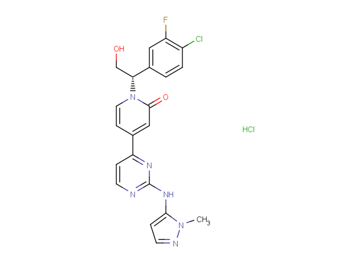 Ravoxertinib hydrochloride Chemical Structure