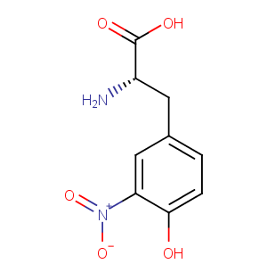 3-Nitro-L-tyrosine Chemical Structure