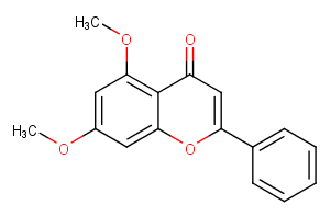 5,7-DIMETHOXYFLAVONE Chemical Structure