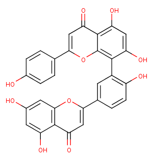 Amentoflavone Chemical Structure