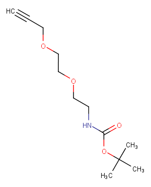 Propargyl-PEG2-NHBoc