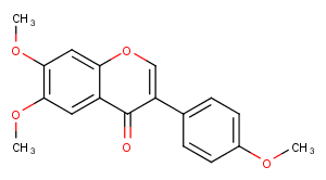 4',6,7-Trimethoxyisoflavone Chemical Structure