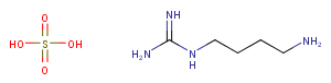 Agmatine sulfate Chemical Structure