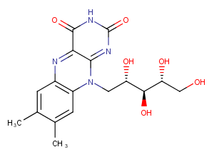 Riboflavin Chemical Structure