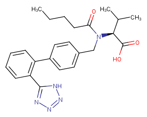 Valsartan Chemical Structure
