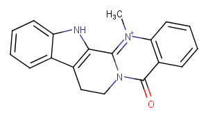 Dehydroevodiamine Chemical Structure