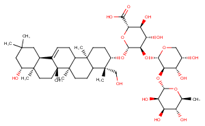 Soyasaponin II Chemical Structure