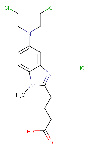 Bendamustine hydrochloride Chemical Structure
