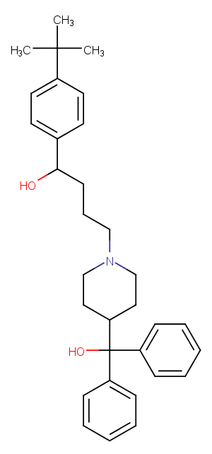 Terfenadine Chemical Structure
