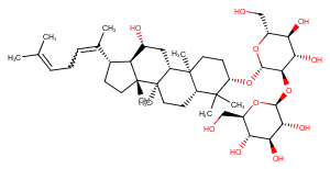 Ginsenoside Rg5 Chemical Structure