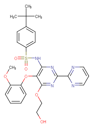 Bosentan Chemical Structure