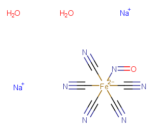 Nitroprusside disodium dihydrate Chemical Structure