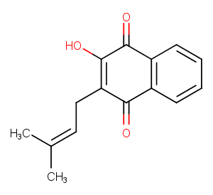 Lapachol Chemical Structure