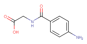 4-Aminohippuric Acid Chemical Structure