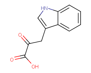 Indole-3-pyruvic acid Chemical Structure