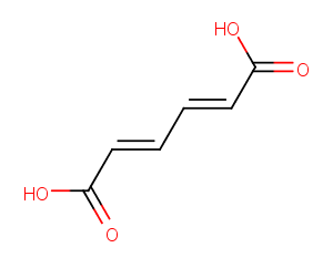 trans-trans-Muconic acid Chemical Structure