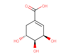 Shikimic Acid Chemical Structure