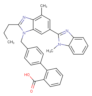 Telmisartan Chemical Structure
