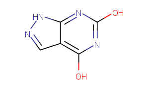 Oxypurinol Chemical Structure