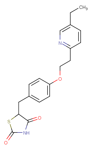 Pioglitazone Chemical Structure