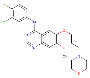 Gefitinib Chemical Structure
