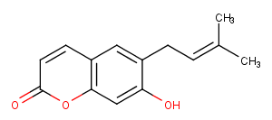 Demethylsuberosin Chemical Structure