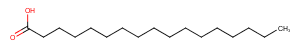 Heptadecanoic acid Chemical Structure
