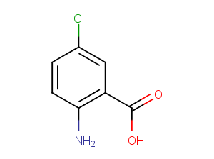 2-Amino-5-chlorobenzoic acid Chemical Structure