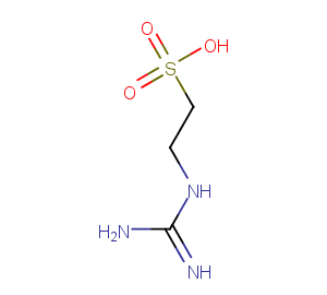 Guanidinoethyl sulfonate Chemical Structure