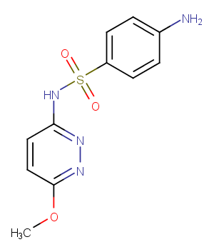 Sulfamethoxypyridazine Chemical Structure