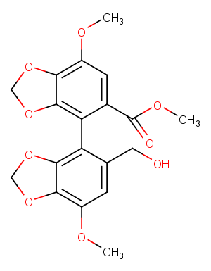 Bicyclol Chemical Structure
