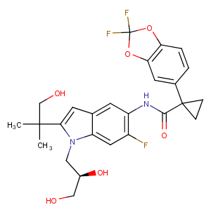 Tezacaftor Chemical Structure