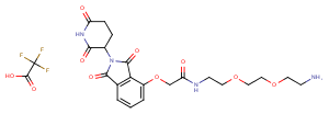 Thalidomide-O-amido-PEG2-C2-NH2 TFA