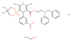Efonidipine hydrochloride monoethanolate Chemical Structure