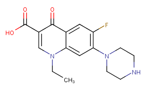 Norfloxacin Chemical Structure