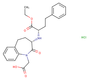 Benazepril hydrochloride Chemical Structure