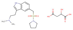 Almotriptan Malate Chemical Structure
