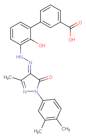 Eltrombopag Chemical Structure