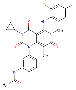 Trametinib Chemical Structure